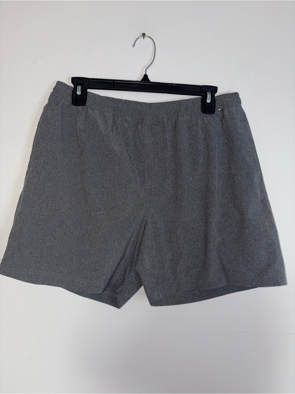 chubbies Men's Gray Elastic-Waist Shorts XL